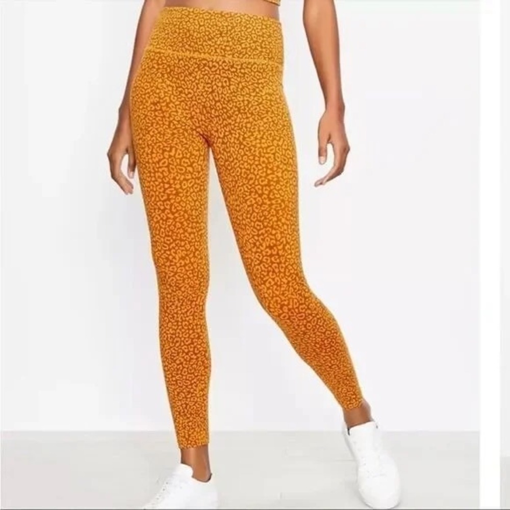 Lou‎ & Grey Abstract Print Stretch Leggings Size Small